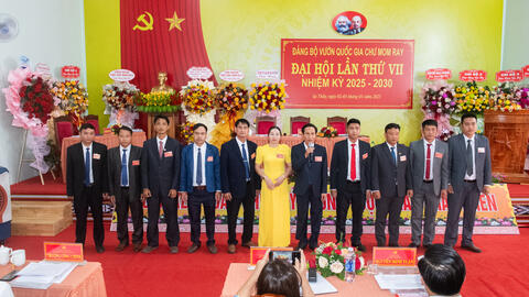 Tổ chức thành công Đại hội điểm đảng bộ VQG Chư Mom Ray lần thứ VII, nhiệm kỳ 2025 - 2030