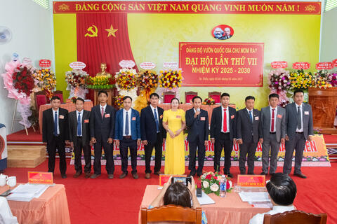 Tổ chức thành công Đại hội điểm đảng bộ VQG Chư Mom Ray lần thứ VII, nhiệm kỳ 2025 - 2030