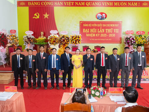 Tổ chức thành công Đại hội điểm đảng bộ VQG Chư Mom Ray lần thứ VII, nhiệm kỳ 2025 - 2030